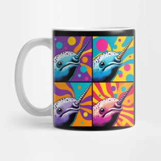 Neon Narwhal Pop Art - Mystical Marine Mug